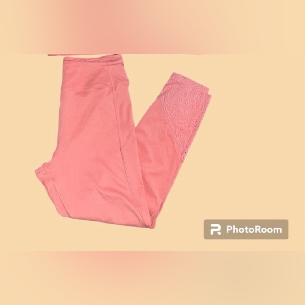 LIKE NEW VS PINK Leggings - Peach - Size Large